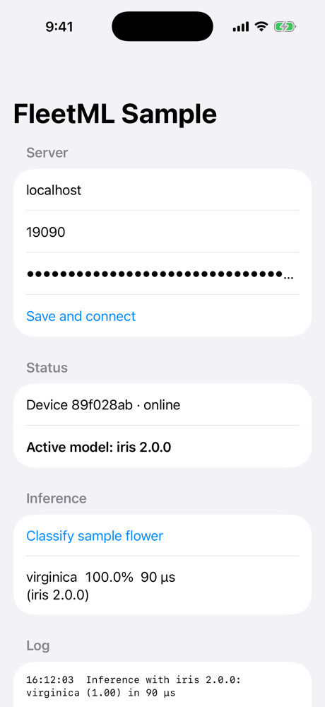 Sample app